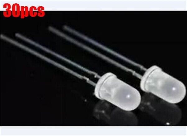 Flashing Led 5mm 100pcs 5mm RGB Rainbow Slow Flashing LED Lights ...