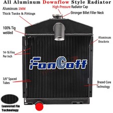 4Row Radiator fit International Farmall 100,130,200,230 AV A-1 Super #356356R96 picture