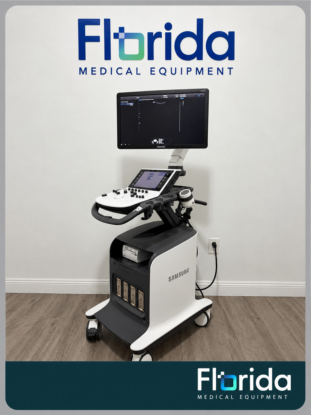 2016 SAMSUNG WS80A ULTRASOUND SYSTEM VERSION: 3.00.19 W PROBE CA1-7A AND PRINTER