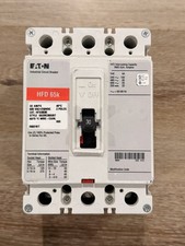 Eaton HFD3030 30A 3-Pole 600V Industrial Circuit Breaker HFD 65k picture