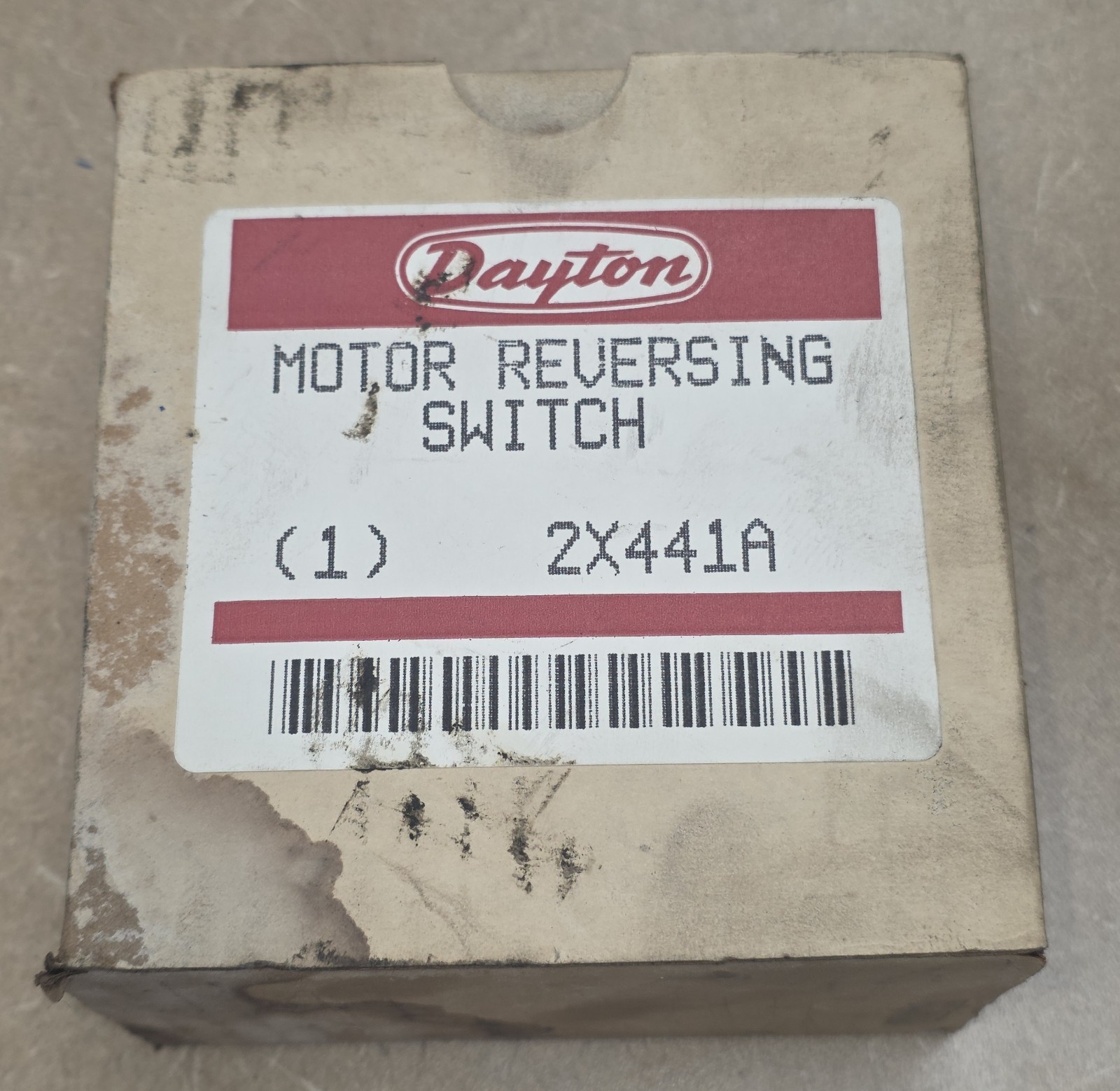 Dayton 2X441A Reversing Drum Switch, 3 Pole, Single Phase, NEMA 1