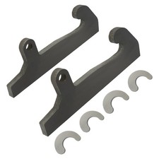 Heavy Blank Quick Tach Bracket For JRB Loader mounts JRB 418 coupler w/ 4 Ears picture