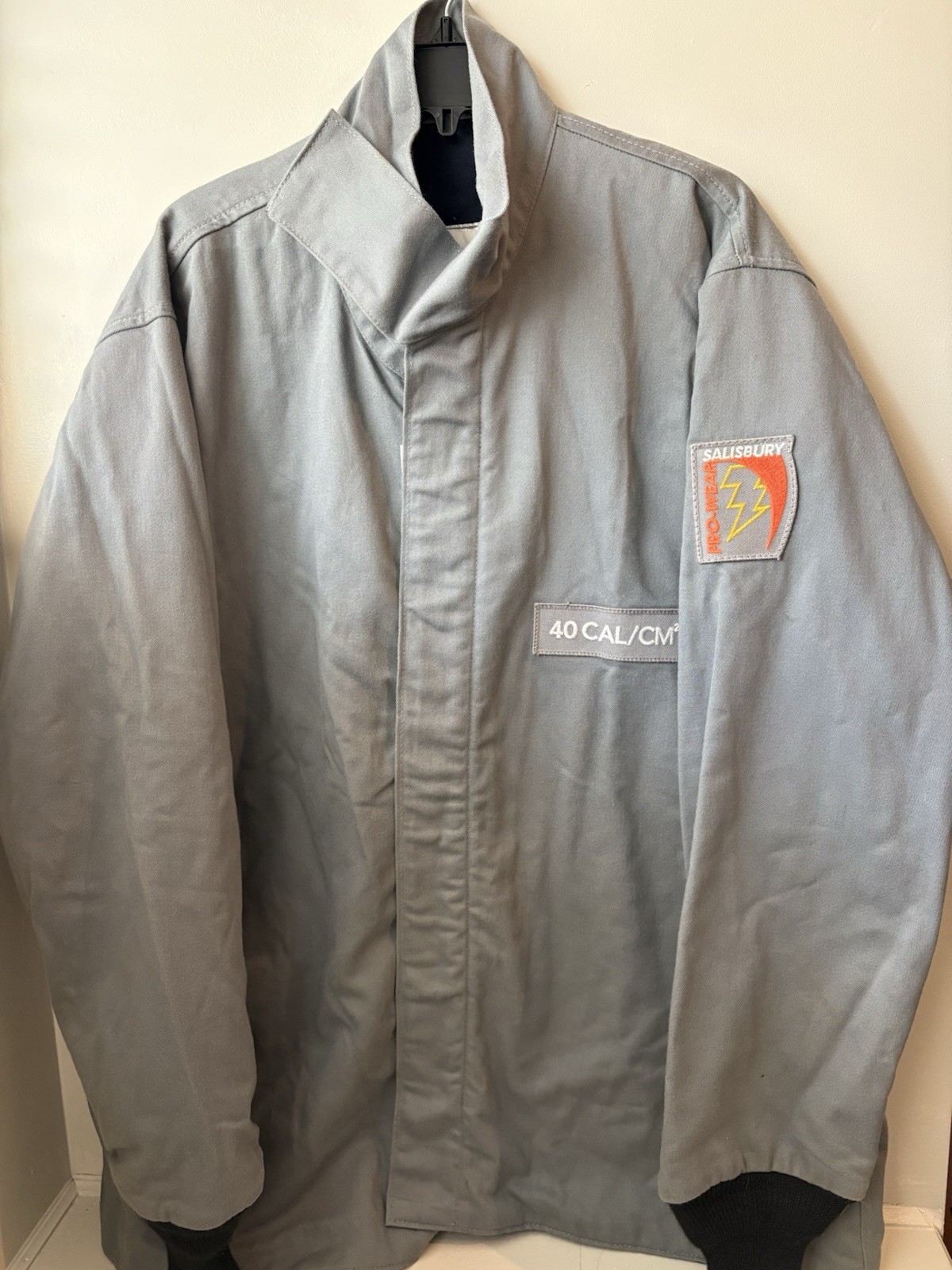 Salisbury by Honeywell Pro-Wear Arc Flash Coat Gray 40 cal/cm2 L ACC4032GYL