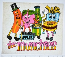 Original VINTAGE 1970s Heat Transfer | The Munchies Food Characters picture