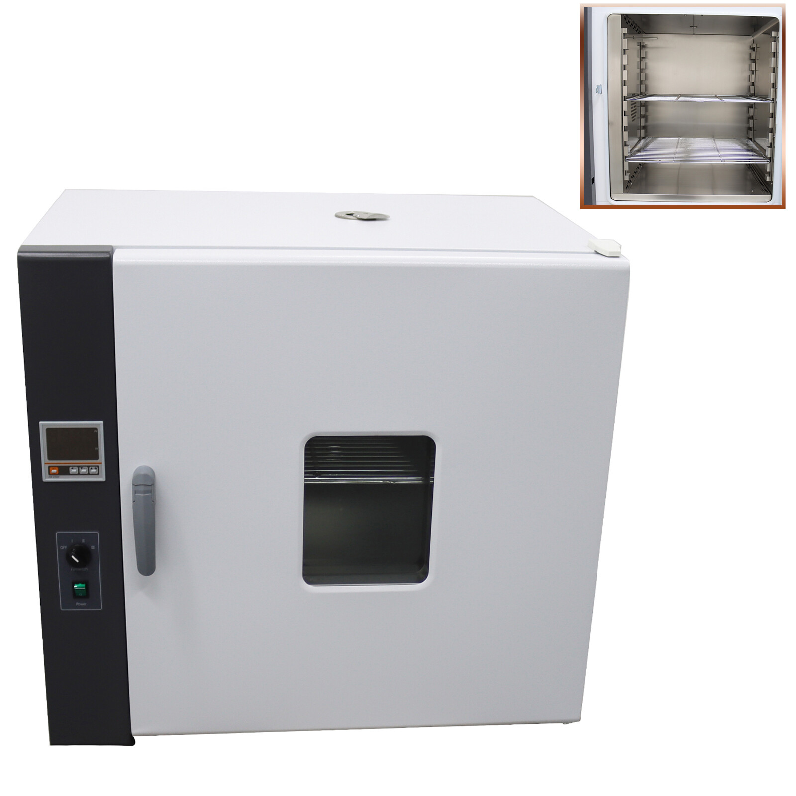 220V Digital Forced Air Convection Drying Oven 210L Inner Chamber Volume 3000W