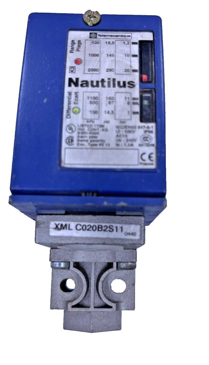 TELEMECANIQUE XMLC010B2S11 Nautilus Pressure Sensor Switch 20 bar
