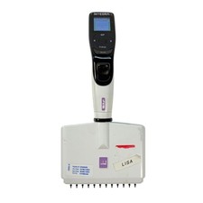 INTEGRA VIAFLO 4631 12-Channel Electronic Pipette 0.5-12.5 ul Tested-power on picture