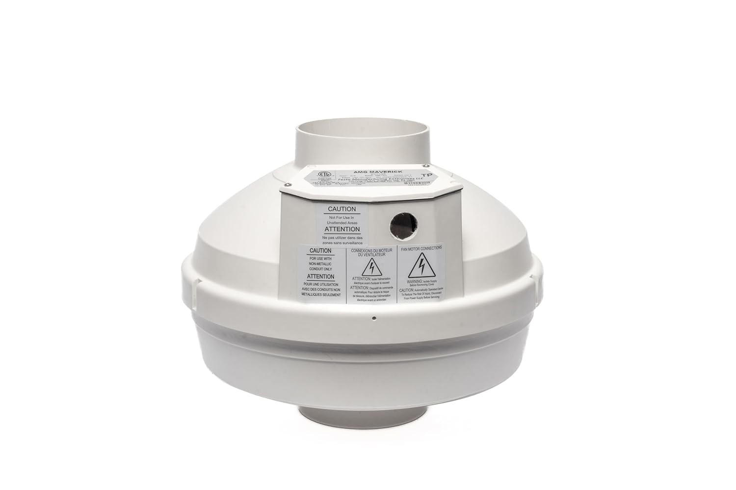 Festa AMG Maverick Radon Fan - Quiet and Energy Efficient 260 CFM