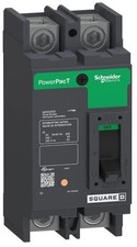 *QTY 2* Square D PowerPact Molded Case Circuit Breaker-100A 2-Pole 240V-QBL22100 picture