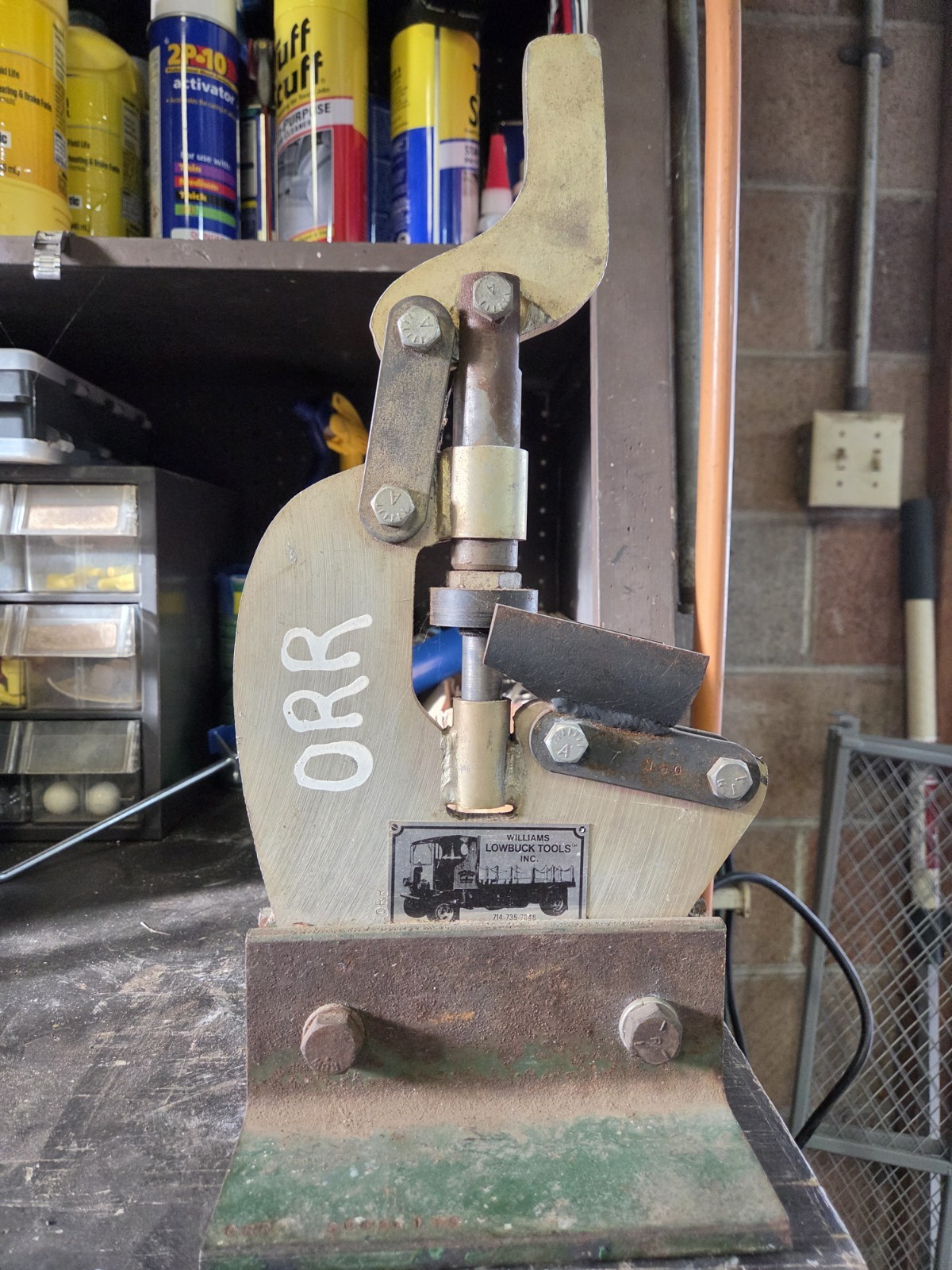 Vintage Lowbuck Tools Manual Tubing Notcher