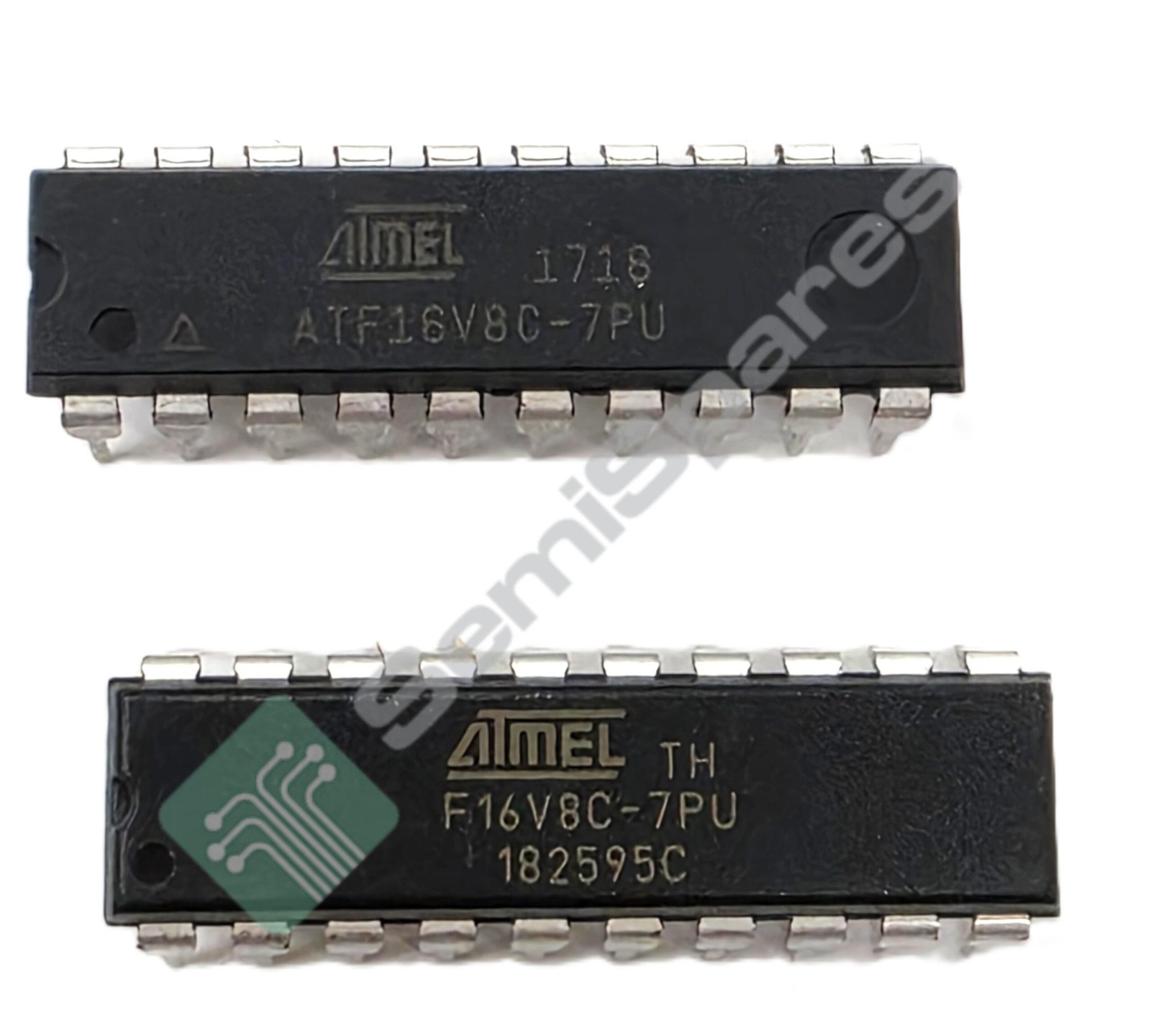 100 pcs. ATMEL MICROCHIP ATF16V8C-7PU PROGRAMMABLE LOGIC DEVICE (PLD) IC 20-PDIP