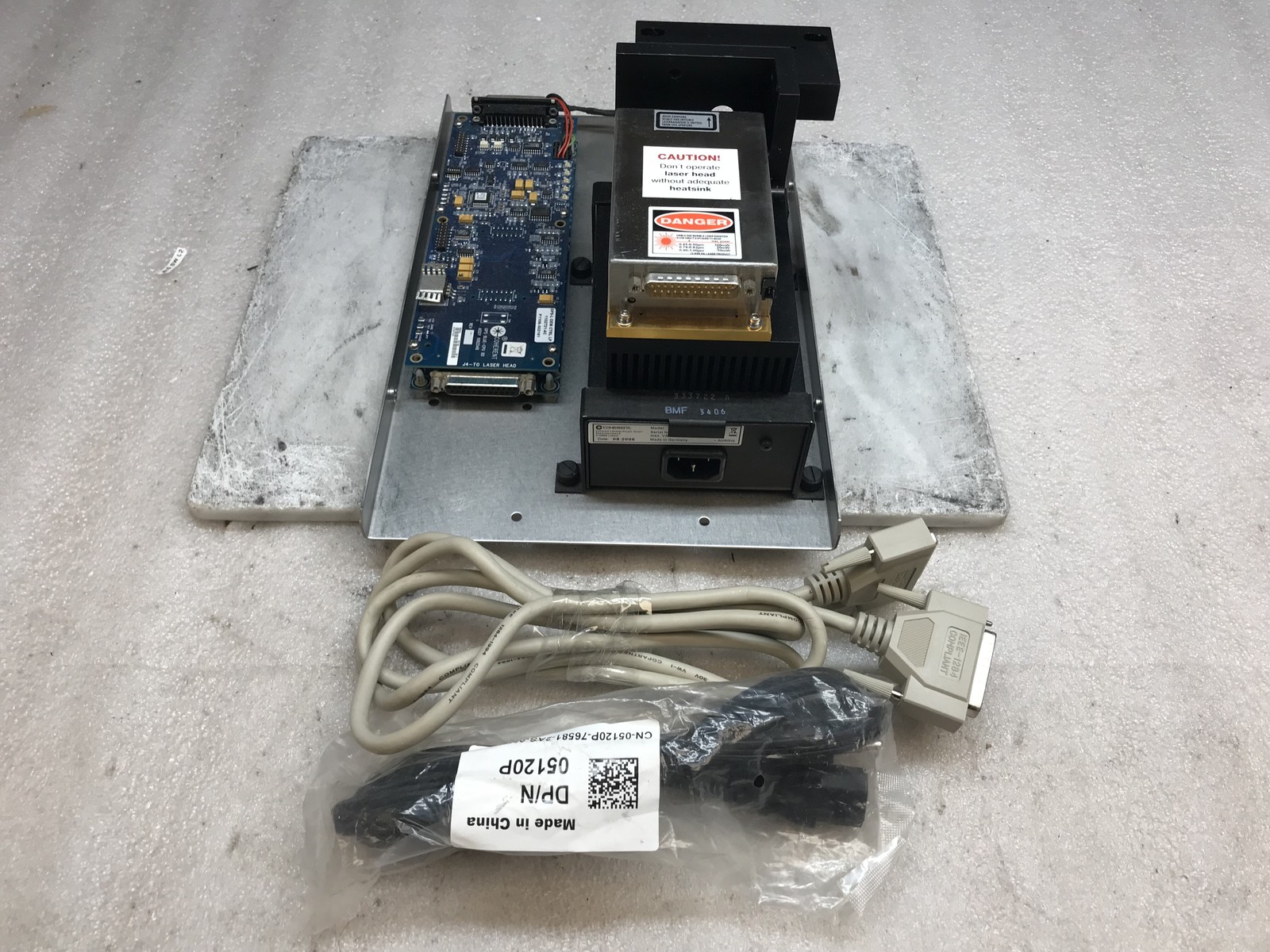 Coherent Sapphire 488-50 Laser Module 50mW 7k Hrs w/ Power Supply & Controller