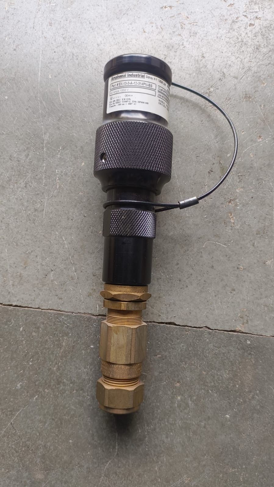 NEW AMPHENOL INDUSTRIAL EX-13-3-A-12-314PN-BS CIRCULAR CONNECTOR FREE FAST SHIP