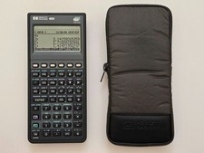 HP Hewlett Packard 48GX Graphing calculator, high contrast LCD, works perfect picture
