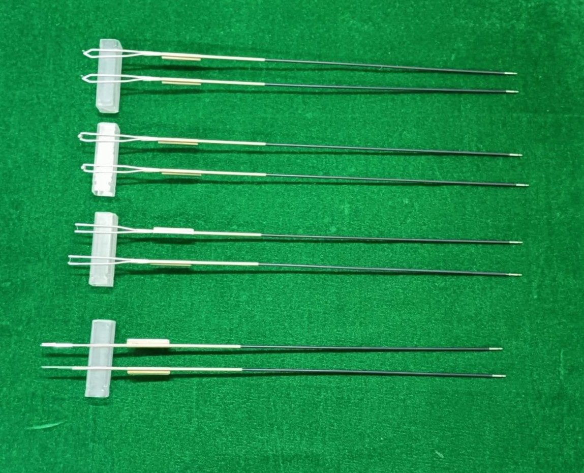 8pc Hysteroscopy Loop Electrode 2.9mm Single Stem Reusable Surgical Instruments
