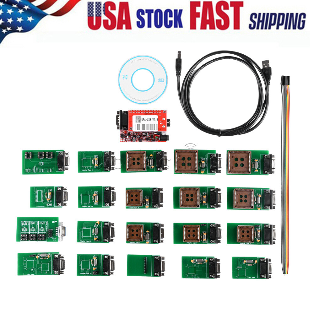 UPA-USB Automotive ECU Programmer USB V1.3 Full Adapters With NEC Functions S