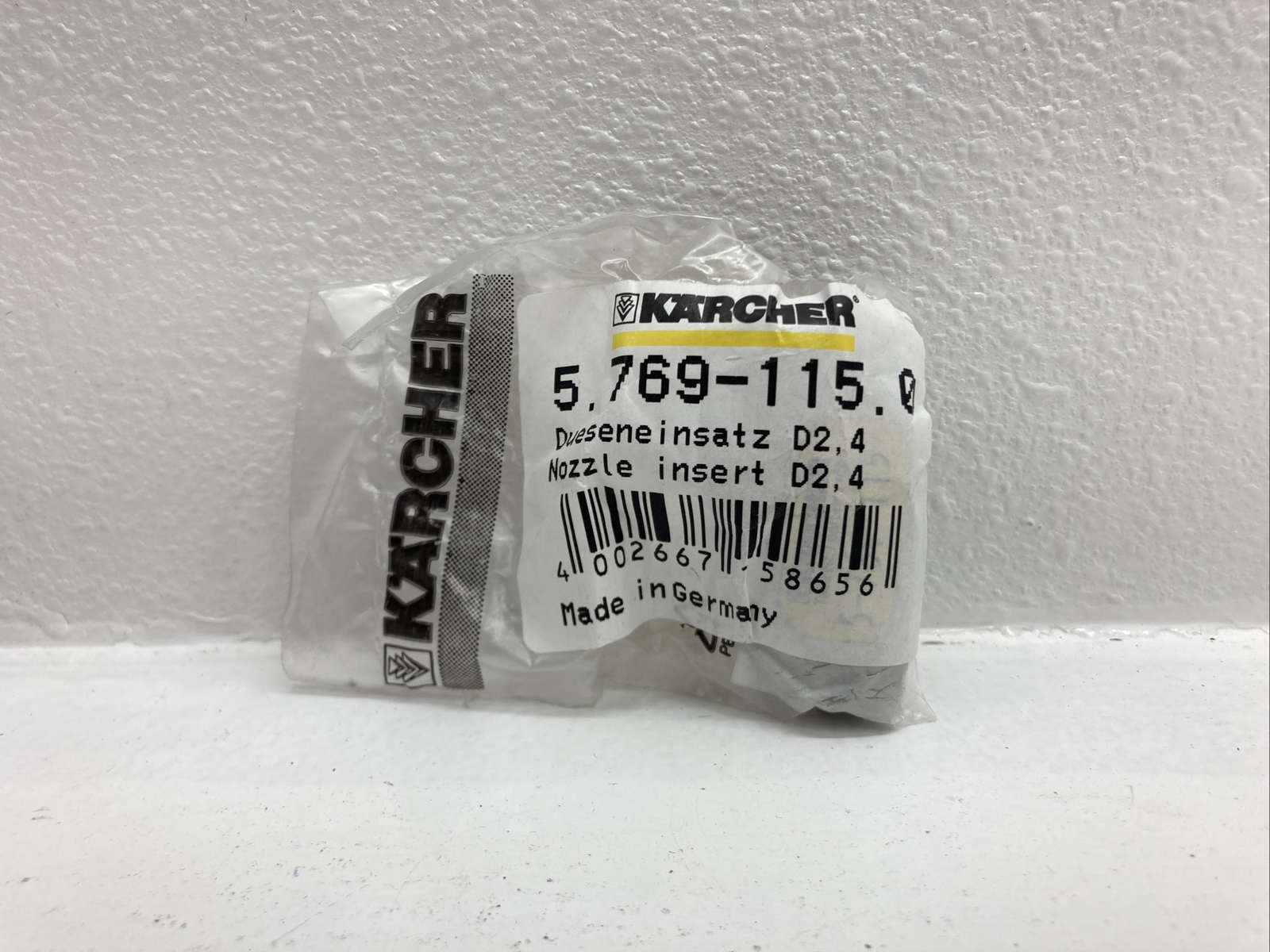 OEM Karcher PRESSURE WASHER PART  5.769-115.0, 57691150 Nozzle Insert D2 D4