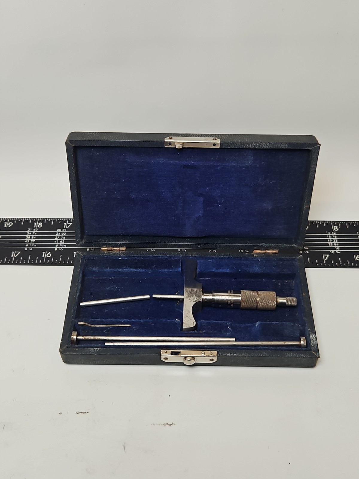Vintage, Brown & Sharpe, #607, Depth Gauge, Micrometer
