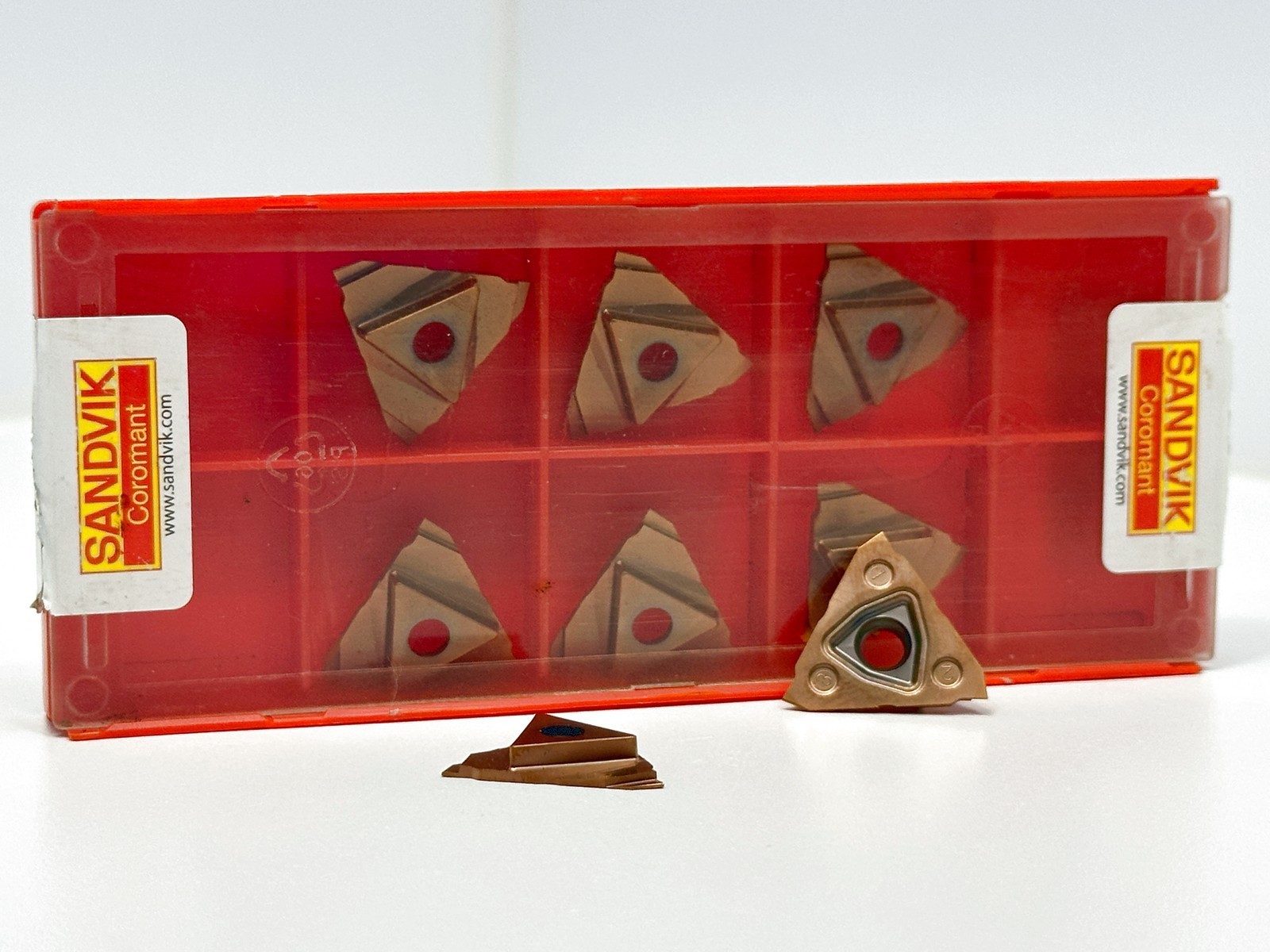 SANDVIK N123T3-0500-RS New Carbide Inserts Grade 1125 8pcs SANDVIK N123T3-0500-RS New Carbide Inserts Grade 1125 8pcs