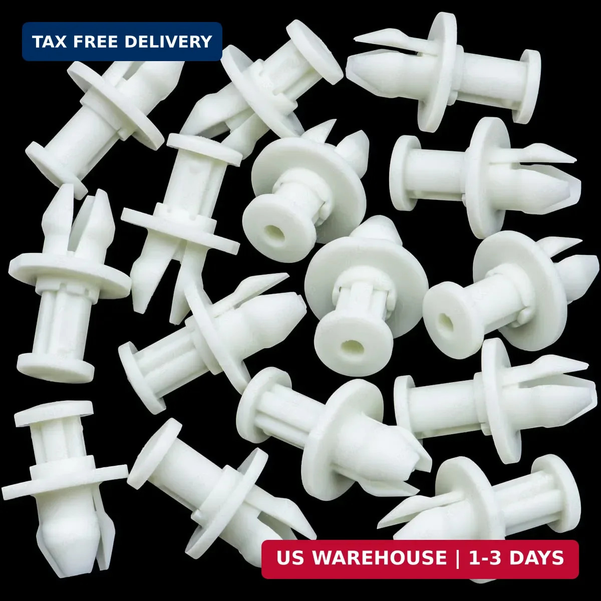 Rexka 15pcs Front Bumper Air Deflector Retainer Clips 68053681AA for Dodge Ram P