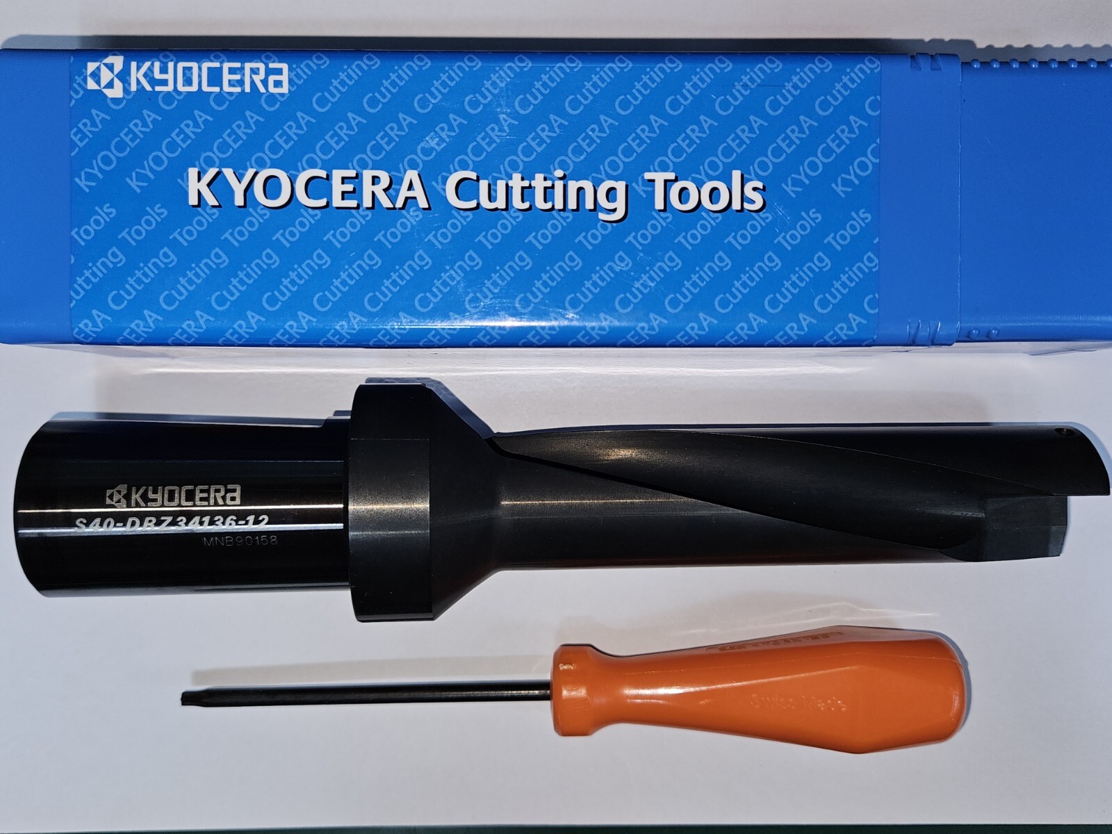 Kyocera S40 DRZ34136 12 DRZ Magic Drill Indexable Insert Drill Dia 34mm L 136mm