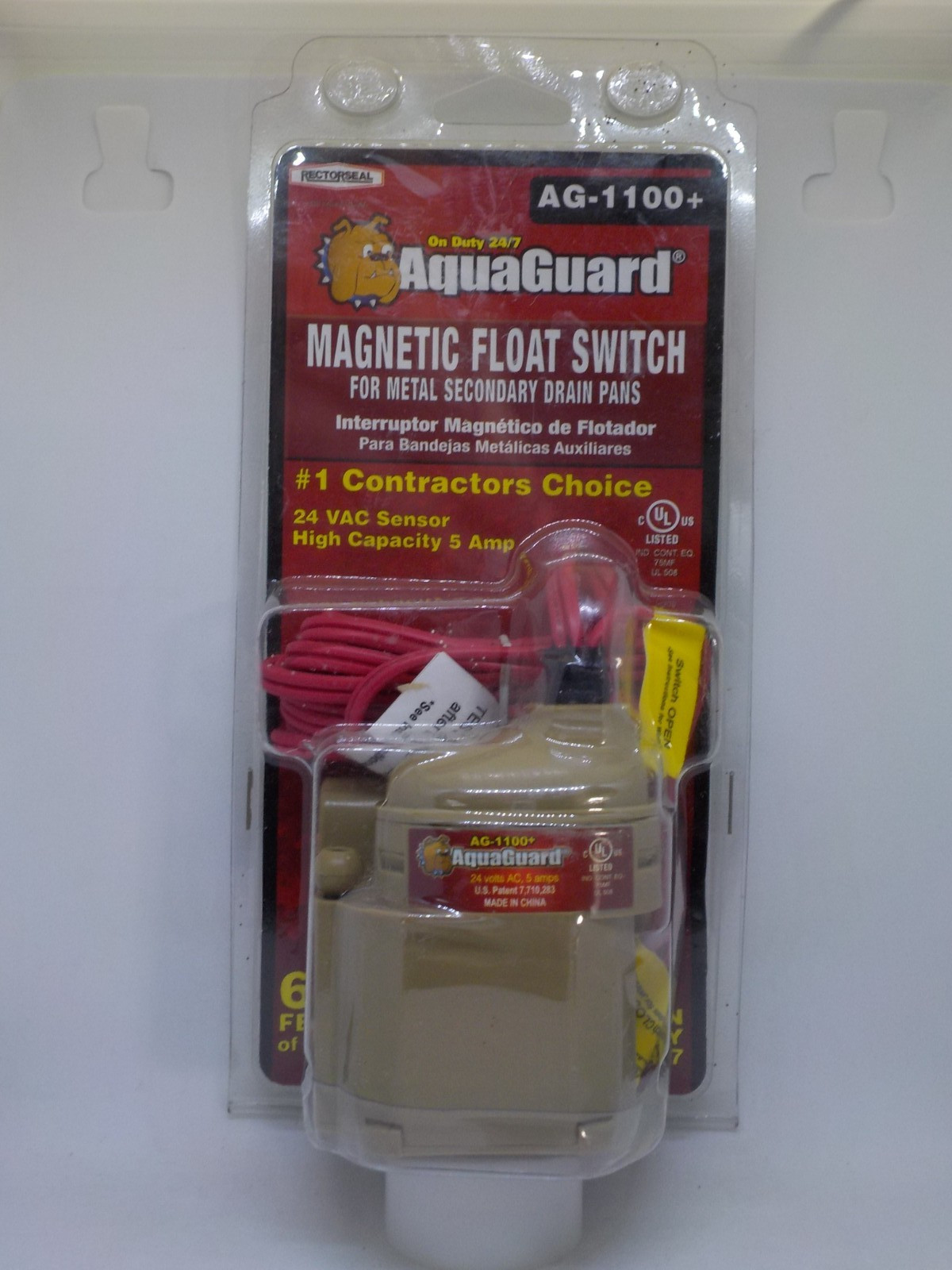 New RectorSeal AquaGuard 96100 1100+ Magnetic Float Switch , HVAC