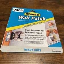 ✅Homax 4x4 Wall Patch Galvanized Steel Self-Adhesive Heavy Duty Drywall #️⃣0303 picture