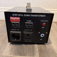 Dayton 16V988 3kVA Step Up/Down Transformer 110V 220V Voltage Converter picture