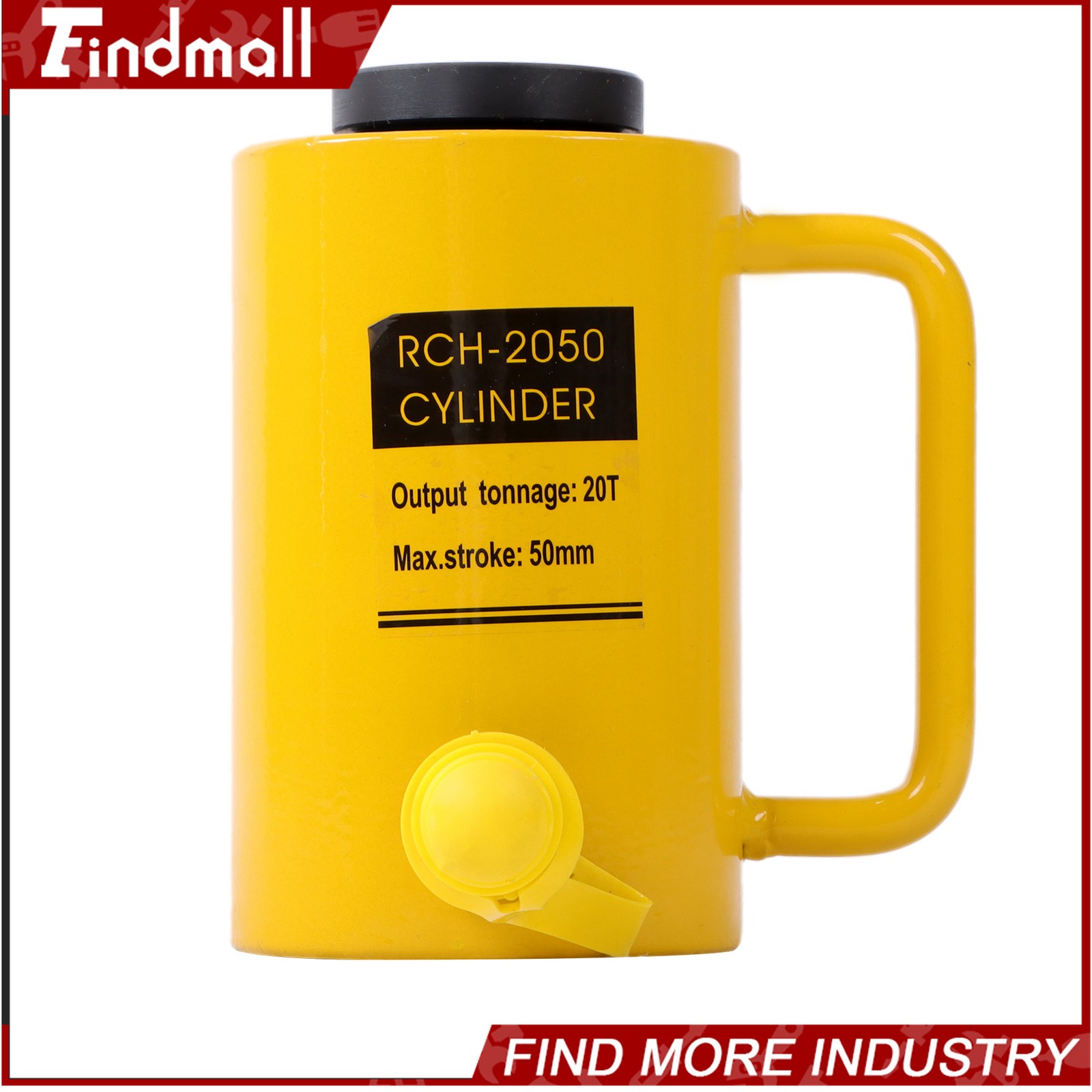Findmall 20 Ton Capacity Hollow Hydraulic Cylinder 2
