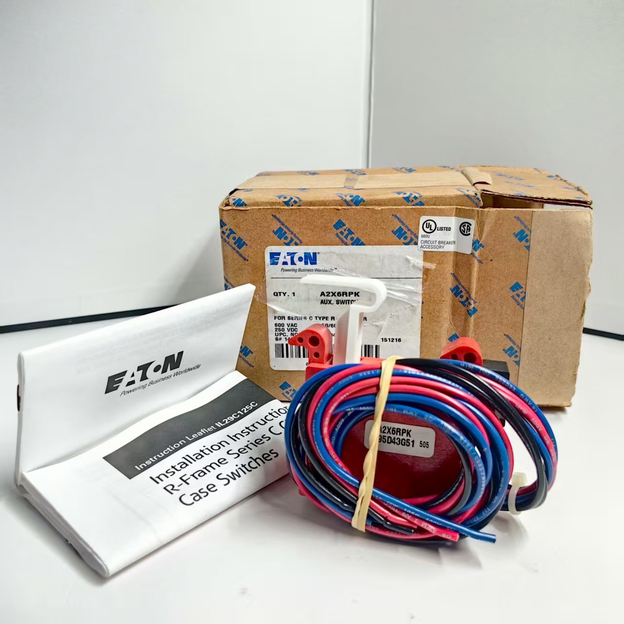 EATON Auxiliary Switch A2X6RPK  for series C type R- BREAKER