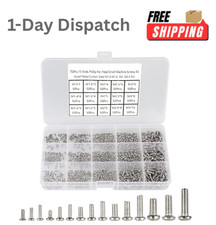 750pcs M1.4 M1.6 M2 M2.5 M3 Phillips Pan Head Small Machine Screws Kit picture