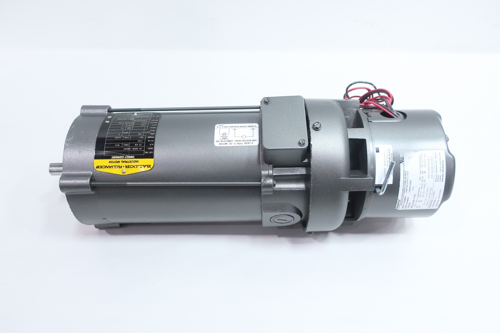 Stearns 104816100BQ Brake Motor 56y 0.75kw 1750rpm 180v-dc