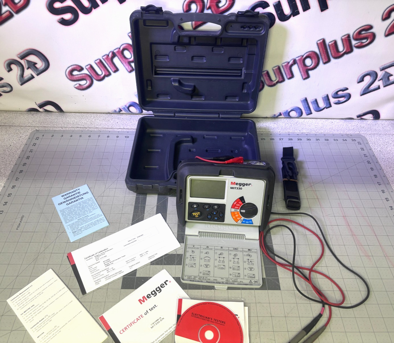 Megger MIT330 1000V Insulation Tester.