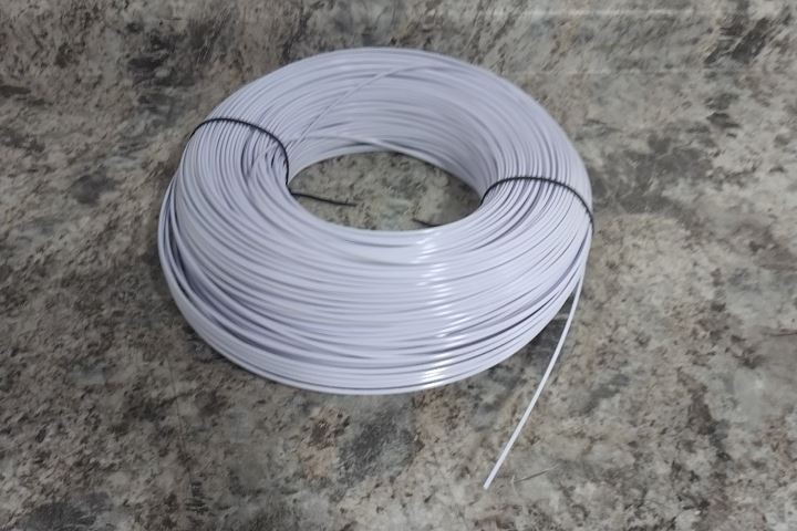 USA Sealing BULK-TWR-PVC-11 1/8 In Rod Dia 1,160 Ft L White Plastic Welding Rod