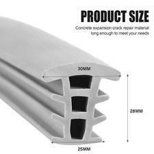 50ft Concrete Expansion Joint Filler Flexible EPDM Strip For 1'' Wide Cracks picture