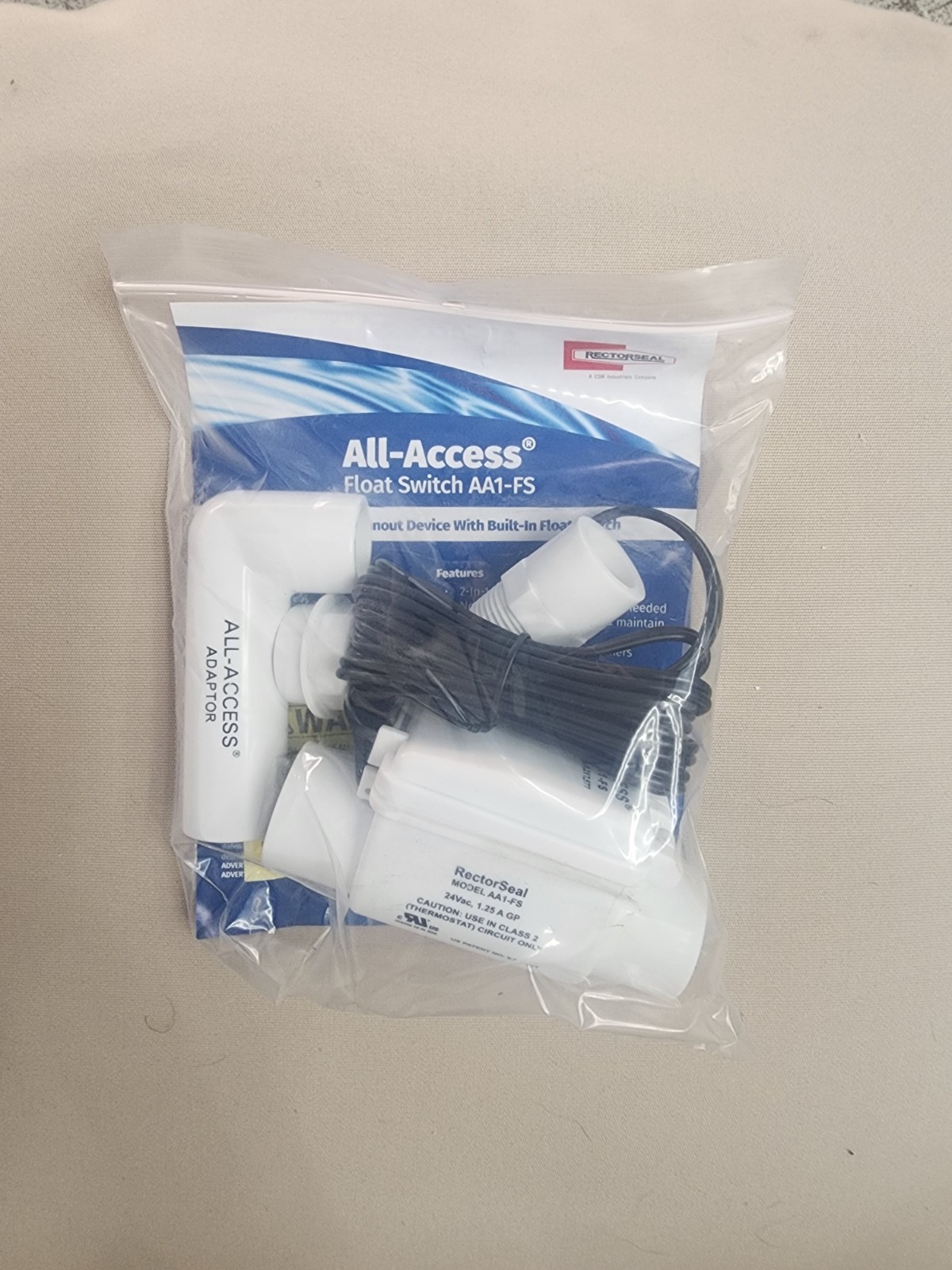 Rectorseal Safe-T-Switch All Access Float Switch AA1-FS Water Level Controller