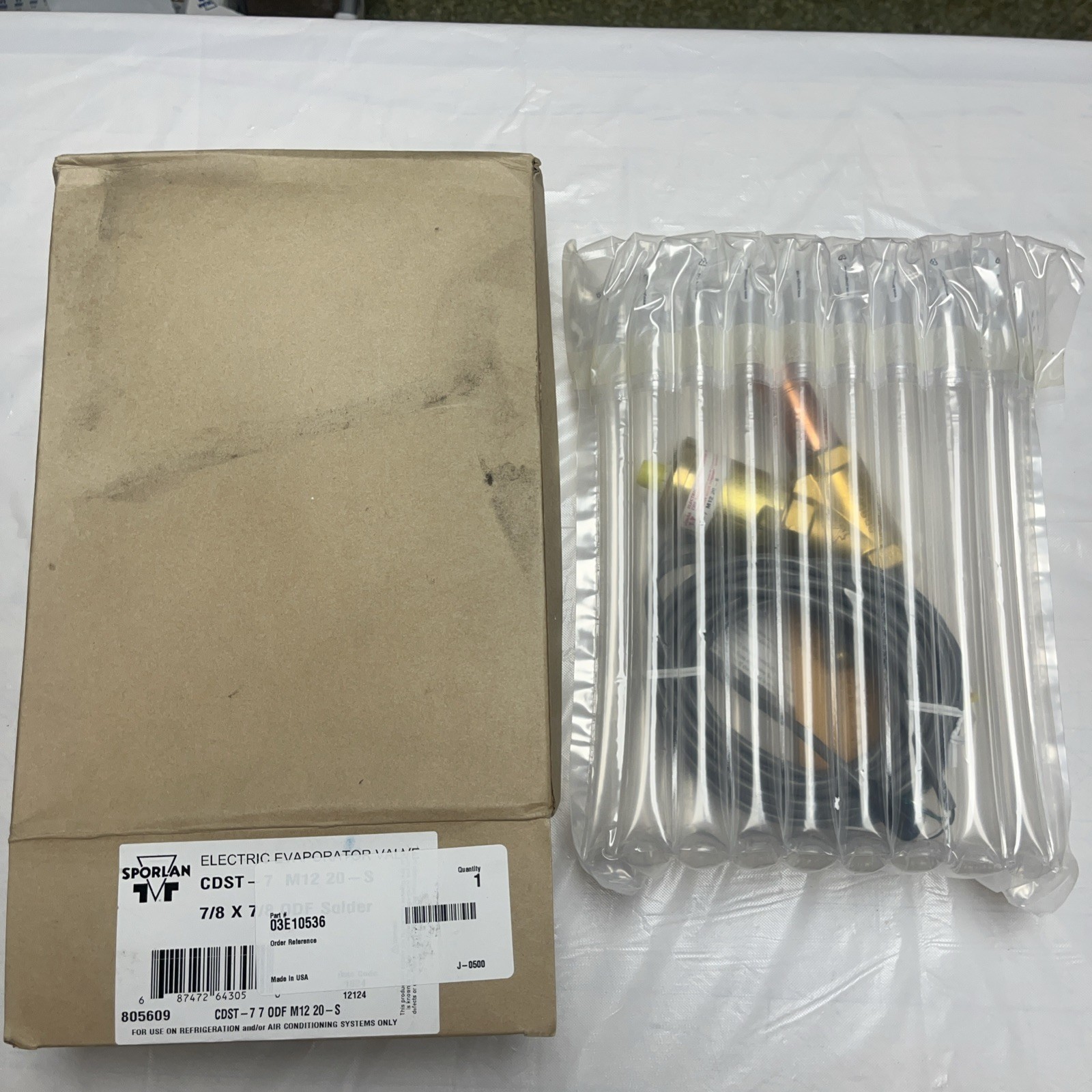 Sporlan Valve Co. CDST-7 Electric Suction Control Valve (CDST-7 ODF M12 20-S)
