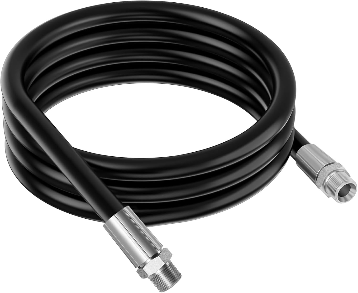 3/4 Inch NPT Fuel Transfer Hose 10FT Diesel Gasoline Kerosene Hose Tube