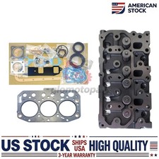 Cylinder Head+Full Gasket Set for Komatsu 3D70 3D70E Engine John Deere XUV85 UTV picture