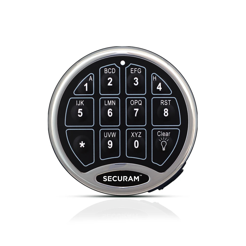 Keypad ONLY-SecuRam Safelogic BackLit Electronic Keypad-Compatibility year 2017+ Keypad ONLY-SecuRam Safelogic BackLit Electronic Keypad-Compatibility year 2017+
