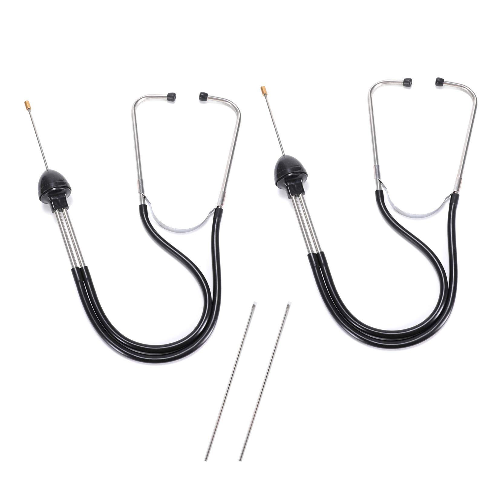 Lamoutor 2Pcs Automotive Mechanic Stethoscope Engine Stethoscope Tool for Car...