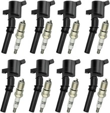 8x FOR Motorcraft Ignition Coil DG508 & Spark Plugs SP479 For Ford F150 4.6 5.4L picture