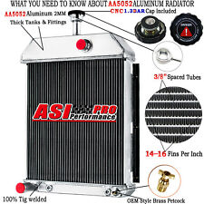ASI 4 Row Aluminum Radiator For Massey Ferguson 275 Tractor 18 3/8 x 18 picture