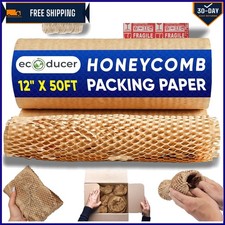 Biodegradable Honeycomb Packing Paper 12”x50’ - Perfect for Moving Fragile Items picture