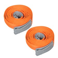 2 Pack 2Inch x 10FT 18800lbs Capacity Sturdy Lift Sling Straps for Hoist, Truck picture