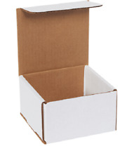 1-500 CHOOSE QUANTITY 5x5x3 Corrugated White Mailers Packing Boxes 5