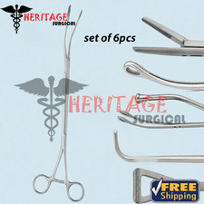 6 Pcs VATS Thorax Surgical Instrument Set - Thoracic Surgery Instruments picture