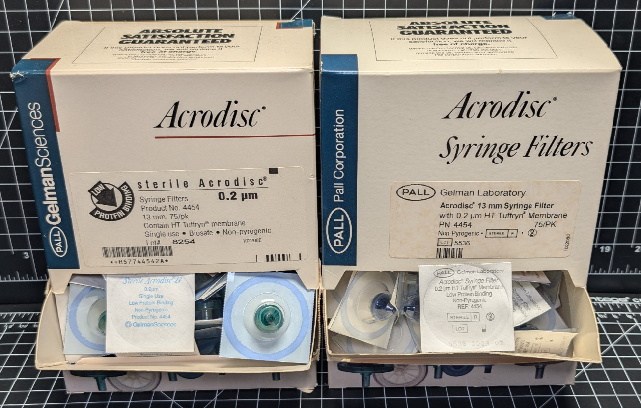 Pall Gelman Sterile Acrodisc Syringe Filter 13mm 0.2 μm HT Membrane millipore