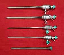 5pc-Laparoscopic Bariatric Trocar Set 5mm/10mm With Reducer SS Best Quality picture