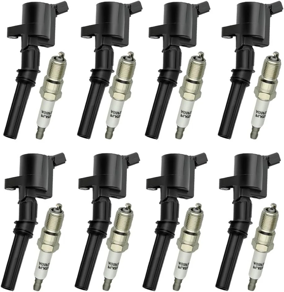 8x FOR Motorcraft Ignition Coil DG508 & Spark Plugs SP479 For Ford F150 4.6 5.4L